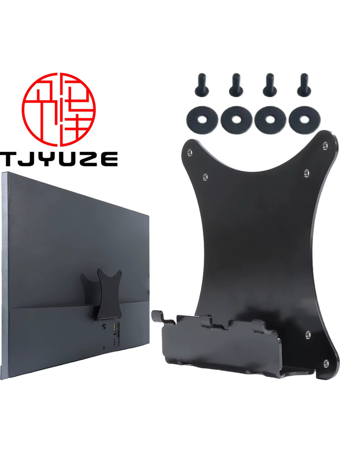 VESA-Adapter für Lenovo L-Serie L27q-10, L27q-20 und X-Serie X27q-10 in Schwarz für VESA 75x75 und 100x100 Monitore - Bild 6