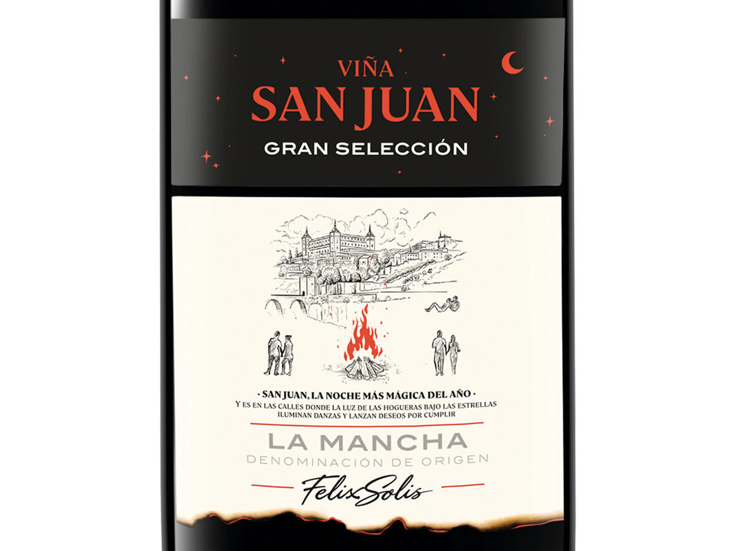 Felix Solis Viña San Juan Gran Selección La Mancha DO Rotwein 2021, Tempranillo, trocken, vegan, 0,75 l - Bild 2