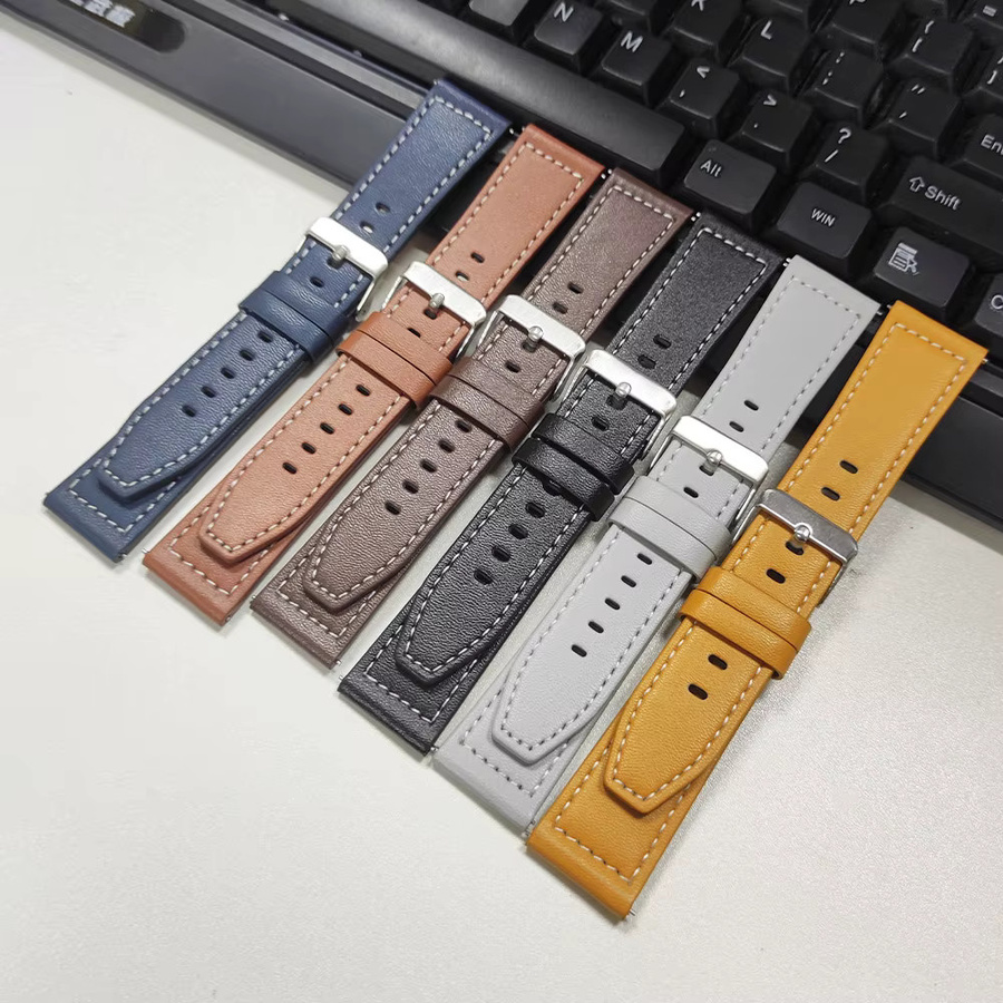 Amazfit Uhrenarmband Leder, Unisex - Bild 3