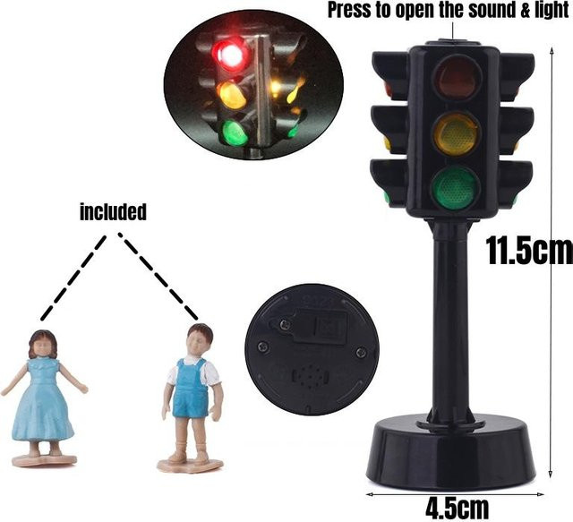 Linyi toy car Ampel Spielzeug, mit Ton & Licht, ab 14 Jahren - Bild 1