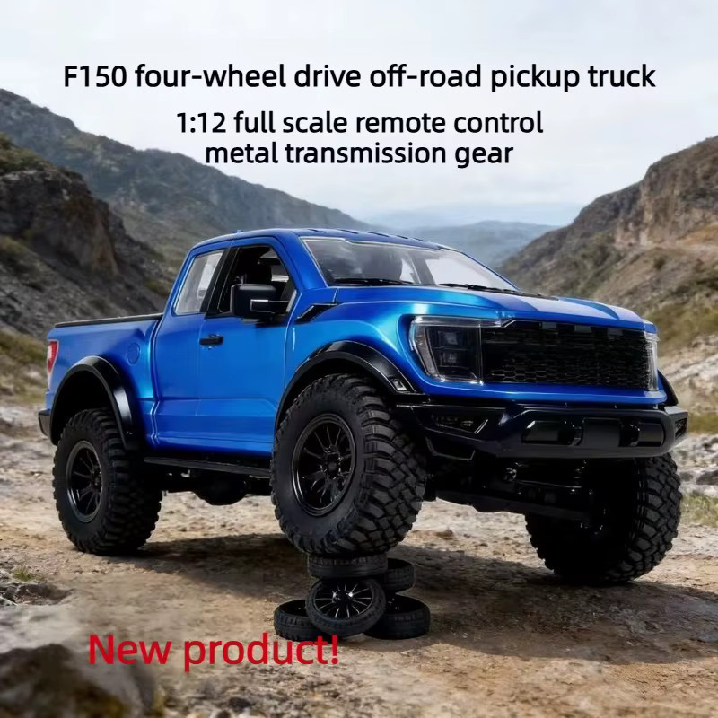 AT 99 MODEL F-150 4WD RC Offroad-Pickup-Truck, 1:12, mit LED-Lichtern, Spritzwassergeschützt, RTR - Bild 2