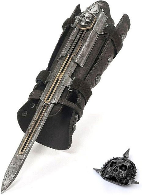 COSNYC Assassin's Creed Hidden Blade Sleeve Schwertfigur, Schwarz - Bild 1