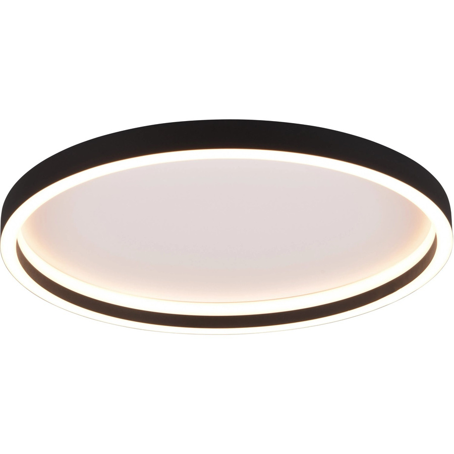 Reality LED Deckenleuchte Rotonda in Schwarz matt aus Metall, Durchmesser: 35 cm - Bild 2