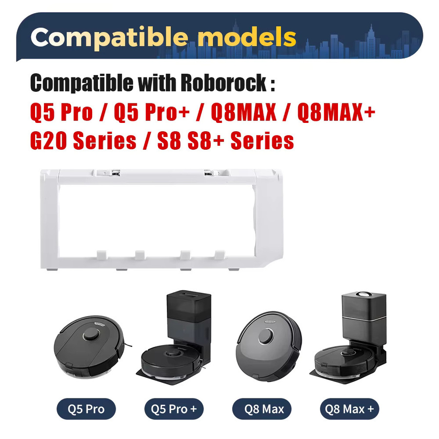 Roborock Hauptbürstenabdeckung in Schwarz für Q8 Max Q8 Max+ Q5 Pro Q5 Pro+ Q5 Pro Plus S8 S8 Plus S8+ S8 Pro Ultra Roboterstaubsauger - Bild 2