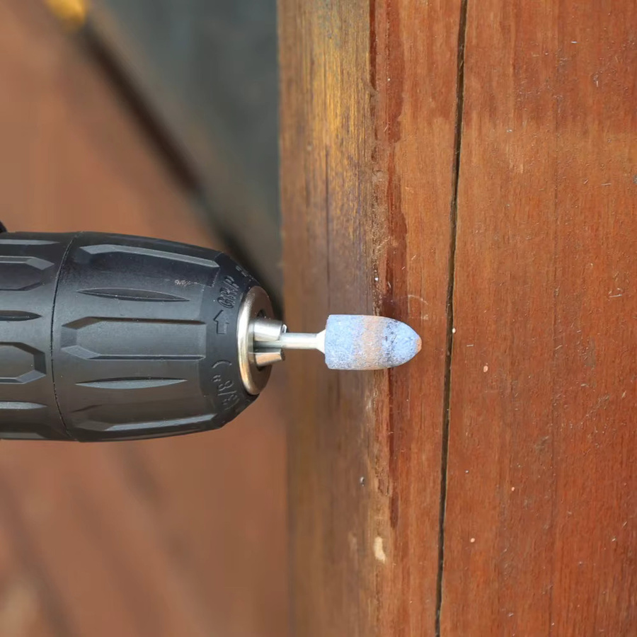 10 Stück Schleifsteine mit Schaft für Dremel und andere Rotationswerkzeuge – Polier- und Schleifköpfe - Bild 5
