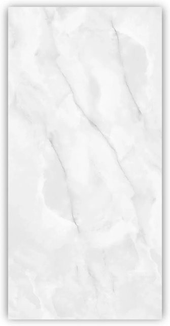 Walllux Duschrückwand Marmor Rustic in Stone-Look, Alu-Verbund, Weiß/Mehrfarbig, B: 125 cm, H: 255 cm, Dicke: 3 mm - Bild 1