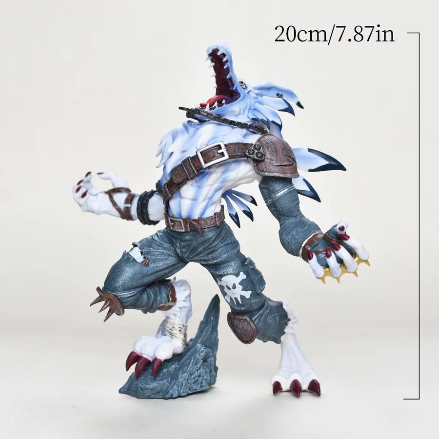 Bandai Digimon Adventure Garurumon Actionfigur aus PVC in Blau als Sammlerstück und Desktop-Ornament - Bild 2