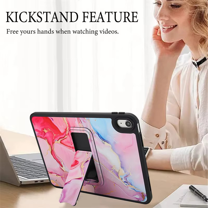 Greliana Schutzhülle aus PC und TPU für iPad Air, iPad Pro 11, iPad mini und verschiedene iPad Modelle in Rot und Mehrfarbig - Bild 4