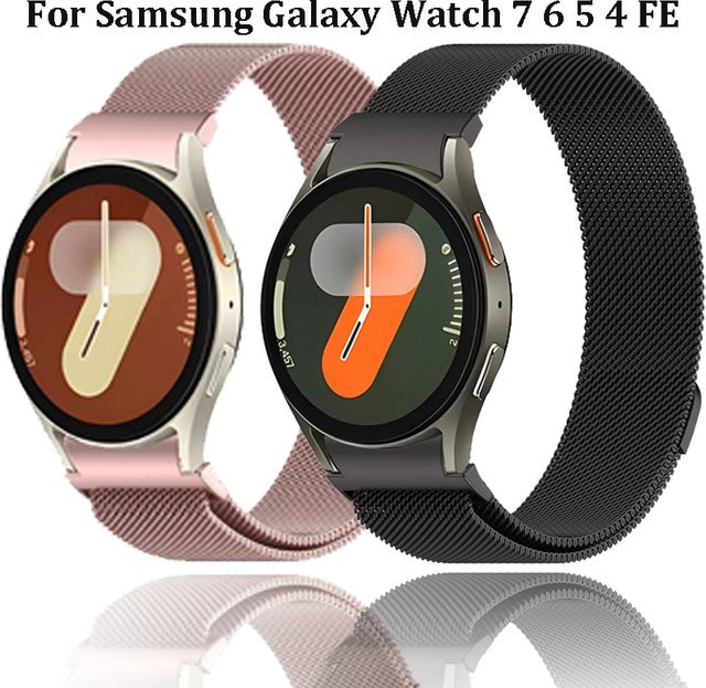 Uhrenarmband No Gap Milanese Loop für Samsung Galaxy Watch, Edelstahl, Unisex - Bild 1