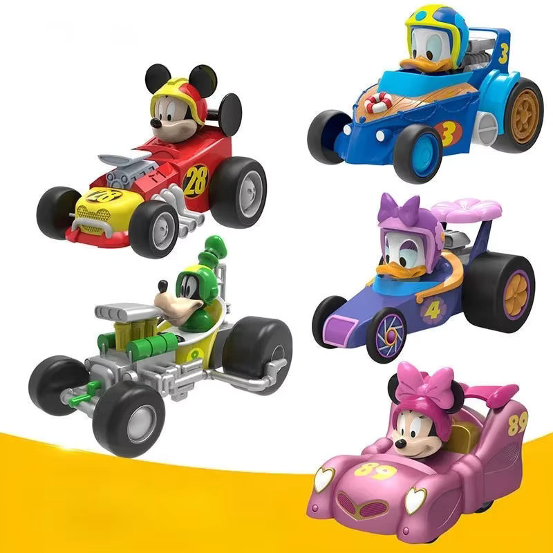 Hasbro Disney Mickey Mouse Minnie Donald Duck Daisy Goofy Rückzieh-Auto, 13cm, ab 3 Jahre - Bild 1