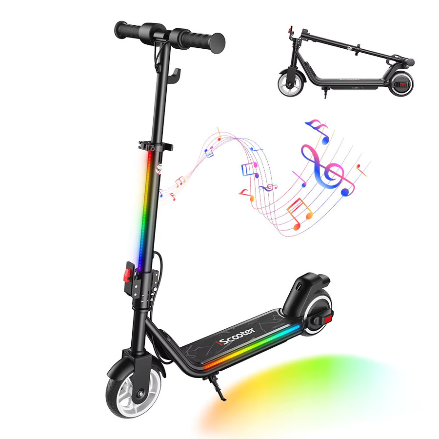 IScooter IK3Max Kinder-Elektro-Scooter, Schwarz - Bild 2