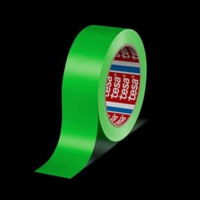 tesa Verpackungsband aus PVC in Grün, Breite: 12 mm, Länge: 66 m - Bild 1