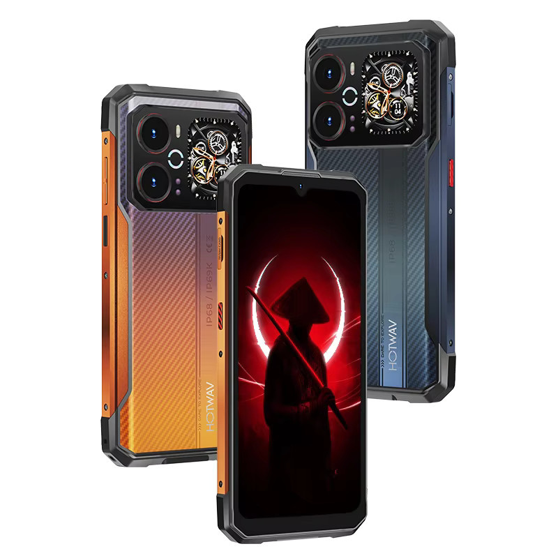 HOTWAV Cyber 18 Robustes Smartphone mit 6,75 Zoll 120Hz Display, Android 16, 8GB RAM, 256GB Speicher und Zweitem Touchscreen in Schwarz und Multicolour - Bild 1