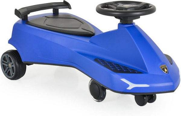 Moni Lamborghini Swing Car Rutschfahrzeug mit Licht und Sound blau