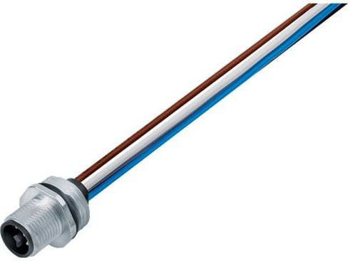 Weidmüller Sensor-Aktor-Steckverbinder M12 Stecker unkonfektioniert 4 Polzahl silber - Bild 1