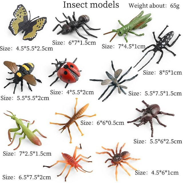 Oenux Wilde Insekten Tiere Modell Set, Actionfiguren, ab 3 Jahre - Bild 1