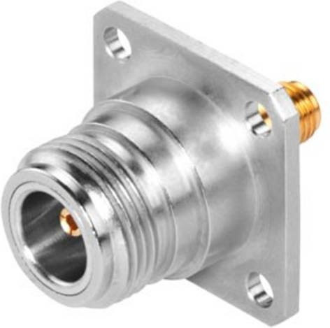 Siemens Koaxbuchse in Silber 6GK5798-0PT00-2AA0 - Bild 1