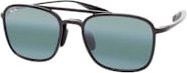 Maui Jim Keokea Sonnenbrille, Quadratisch, Unisex, polarisiert, Schwarz, Grau - Bild 1