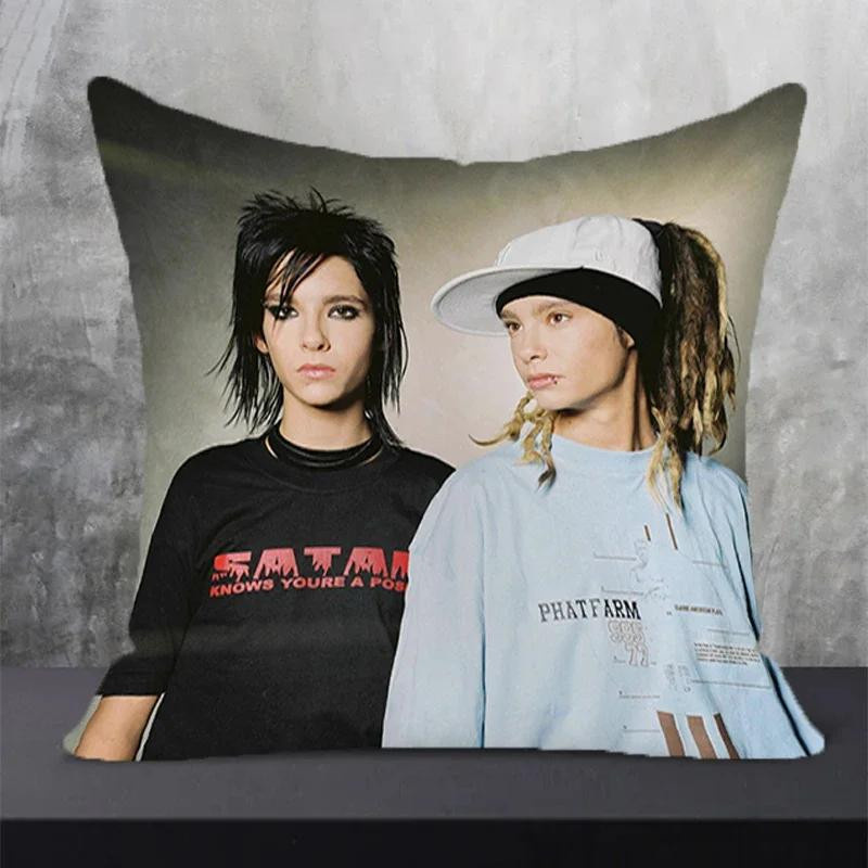 Dekorative Tokio Hotel Kissenbezüge von JMG Clothing, quadratisch, mehrfarbig, B/B: 50 x 50 cm - Bild 1