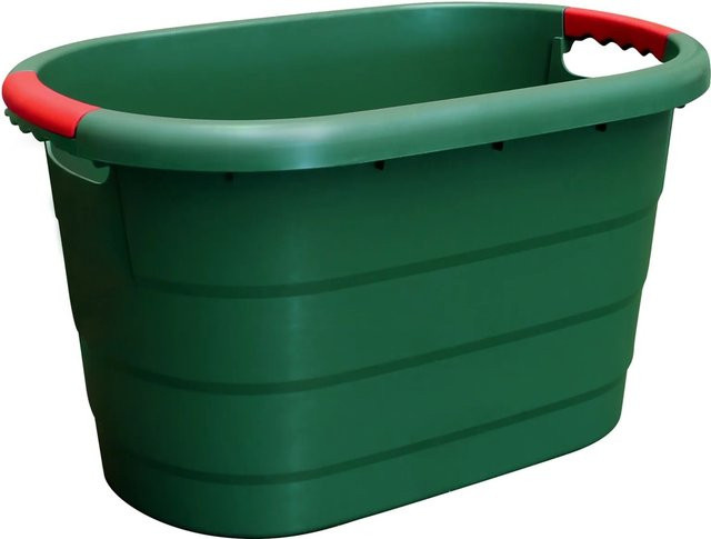 Garantia Universal-Behälter Toni Oval, Grün, dickwandig - Bild 1