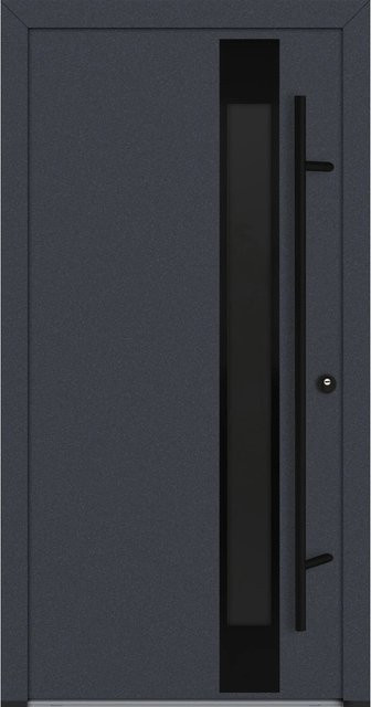 FM Türen Innenbeschläge Set AS68 Modell 34 Anthrazit Rechts B: 100 cm, H: 210 cm - Bild 1