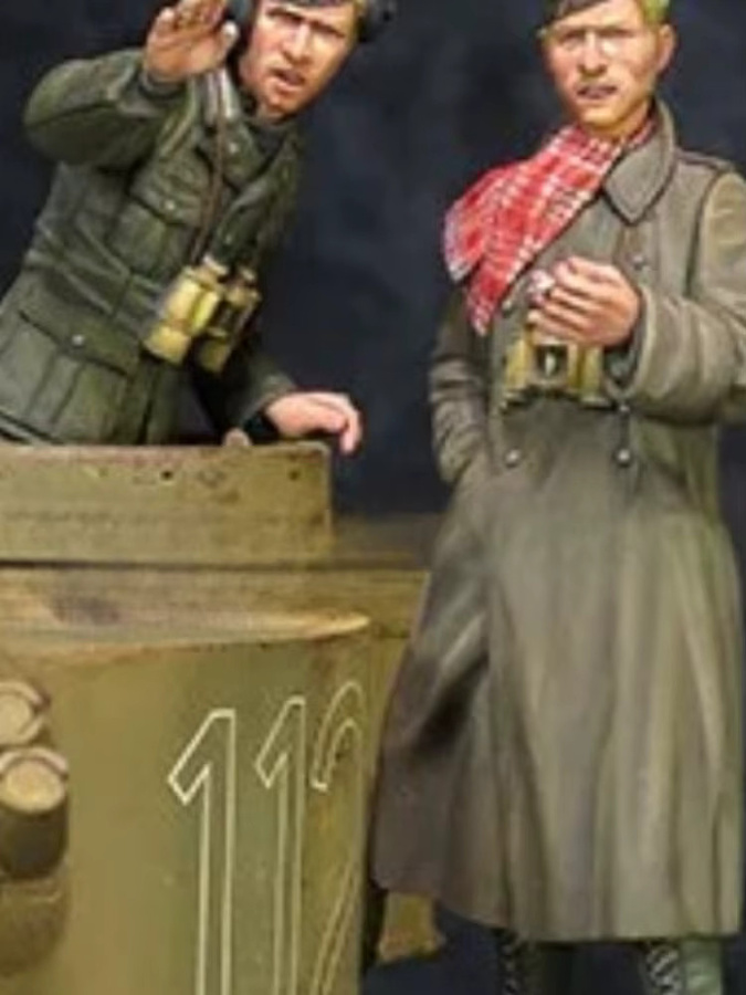 BAANFU Historischer Militärkommandant, Harzfiguren-Modellbausatz, Maßstab 1:35 - Bild 2