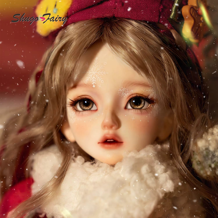 ShugaFairy BJD Puppe 1/4 Sano F Kopf Winter Olaf Stil, Harz Figur - Bild 2