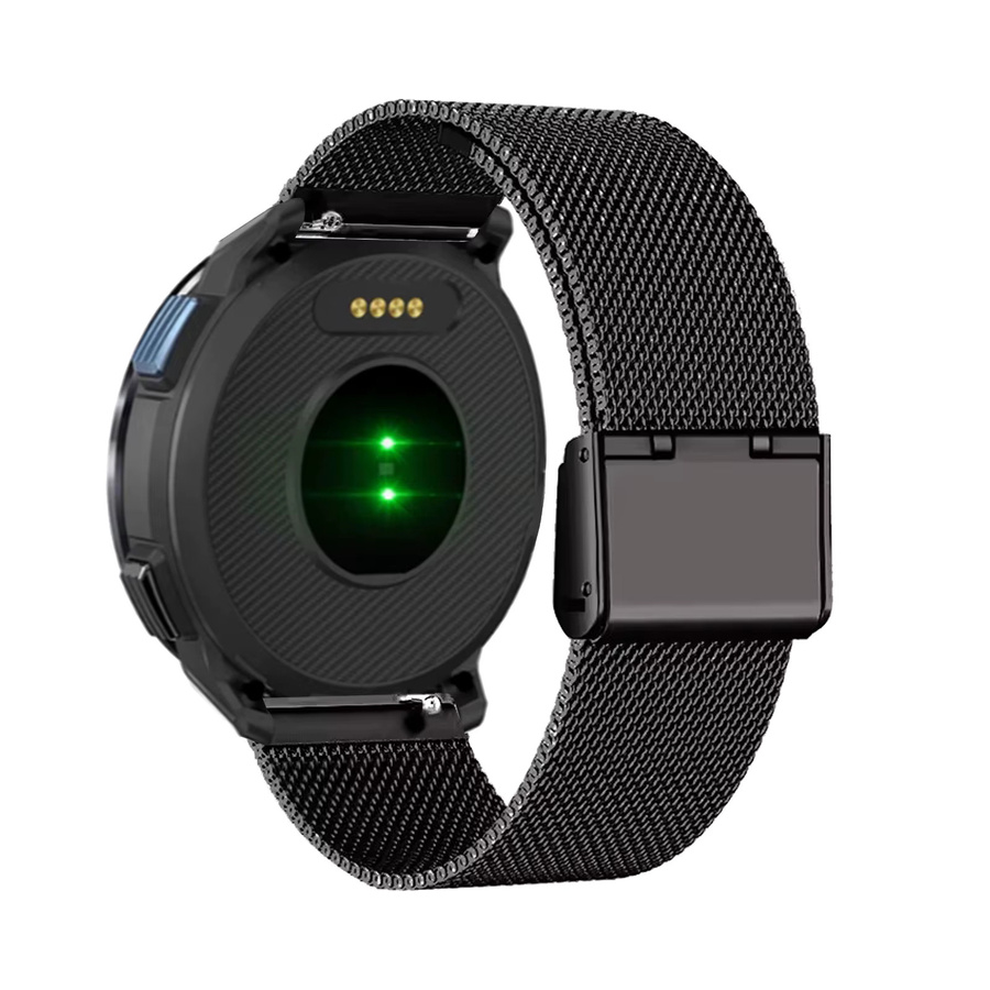 DAINU Edelstahlgewebe-Armband für KOSPET OPTIMUS 2 in Schwarz - Bild 4