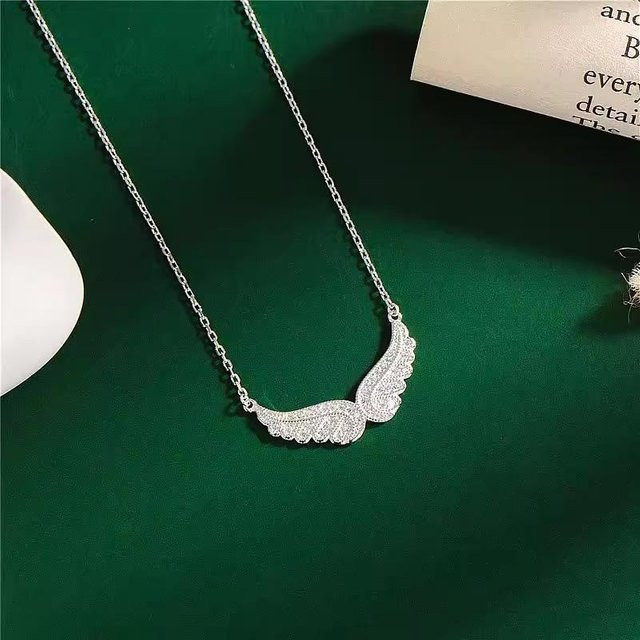 Traumehre Anhänger Halskette, 925 Silber, Zirkonia, Schwarz, Damen, 40+5cm - Bild 1