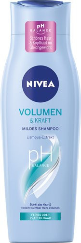 Nivea Volumen & Kraft Mildes Shampoo, 250 ml, für feines Haar - Bild 1