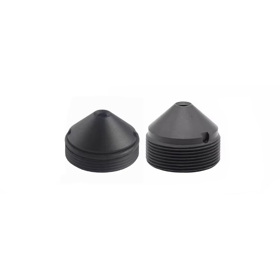 HQCAM CCTV Kameraobjektiv mit 2,8mm Brennweite, Lochblende, IR-Filter und M12 x 0,5 Mount, Schwarz - Bild 2