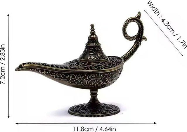 Antiker Metall-Räucherstäbchenhalter von Hoeaden für Duft- und unparfümierte Kerzen im arabischen Stil - Bild 1