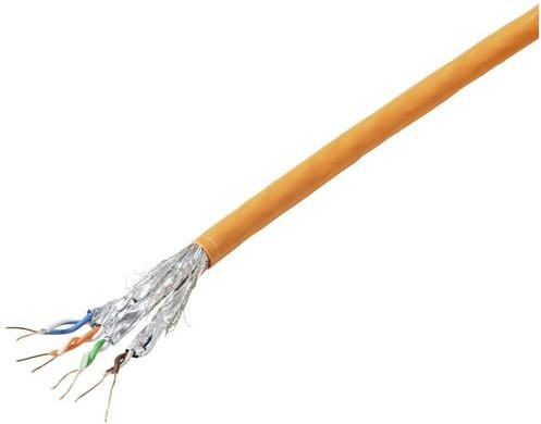 TRU COMPONENTS Netzwerkkabel CAT 6a S/FTP Ethernet LAN Orange 305m - Bild 1