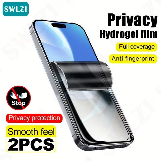 2er-Pack Privatsphäre Hydrogel-Schutzfolie für Motorola Moto G06 G86 Power 5G G100 Pro G96 G56 transparent - Bild 1