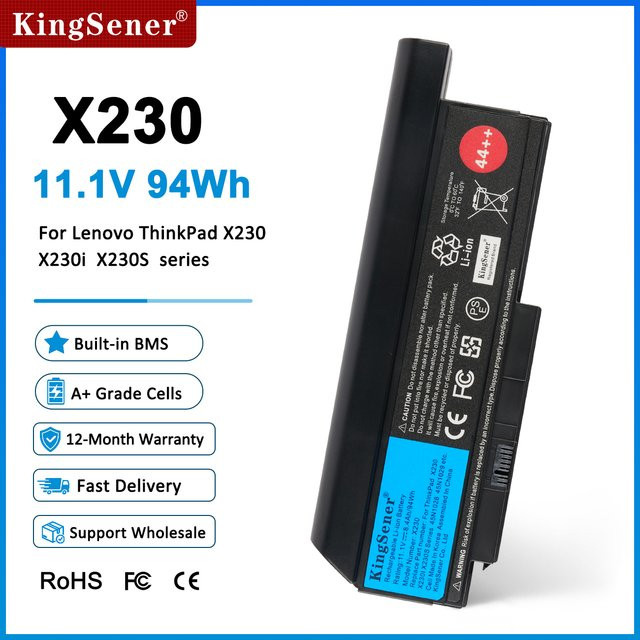 KingSener Korea Laptop-Akku für Lenovo Thinkpad X220 X220I X220S X230 X230i X230S in Schwarz - Bild 1