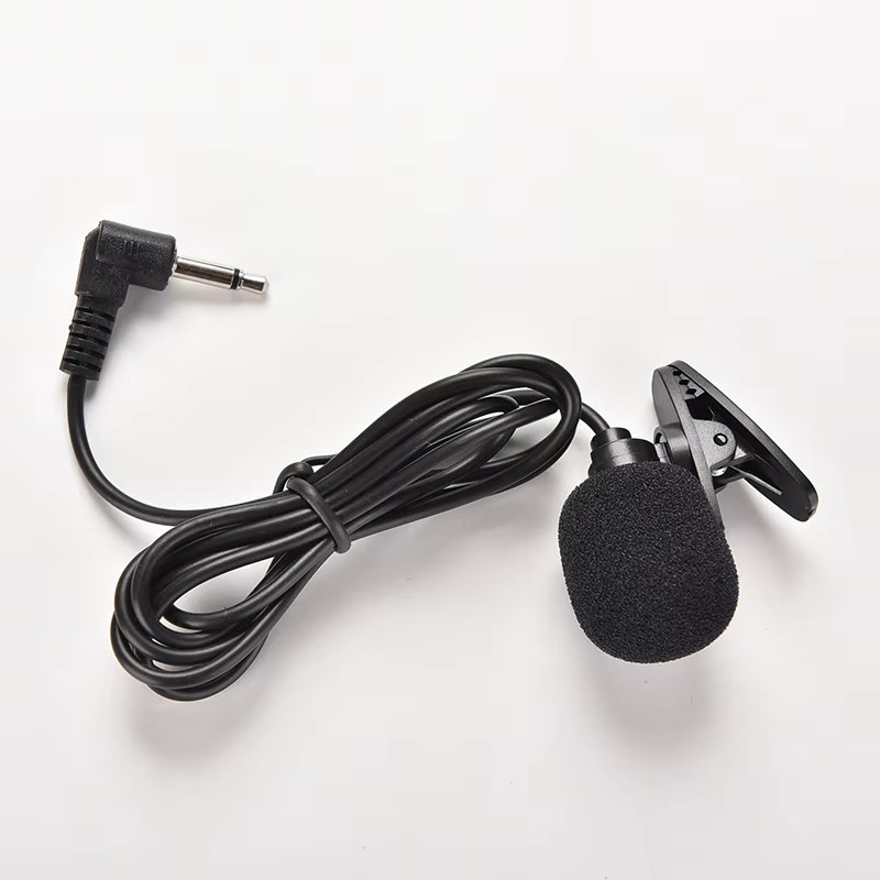 Mini-Studio-Lavalier-Mikrofon mit 3,5-mm-Klinkenanschluss in Schwarz für PC, Desktop und Notebook - Bild 2