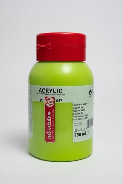 Talens Art Creation Acrylfarbe Gelbgrün 750 ml - Bild 1