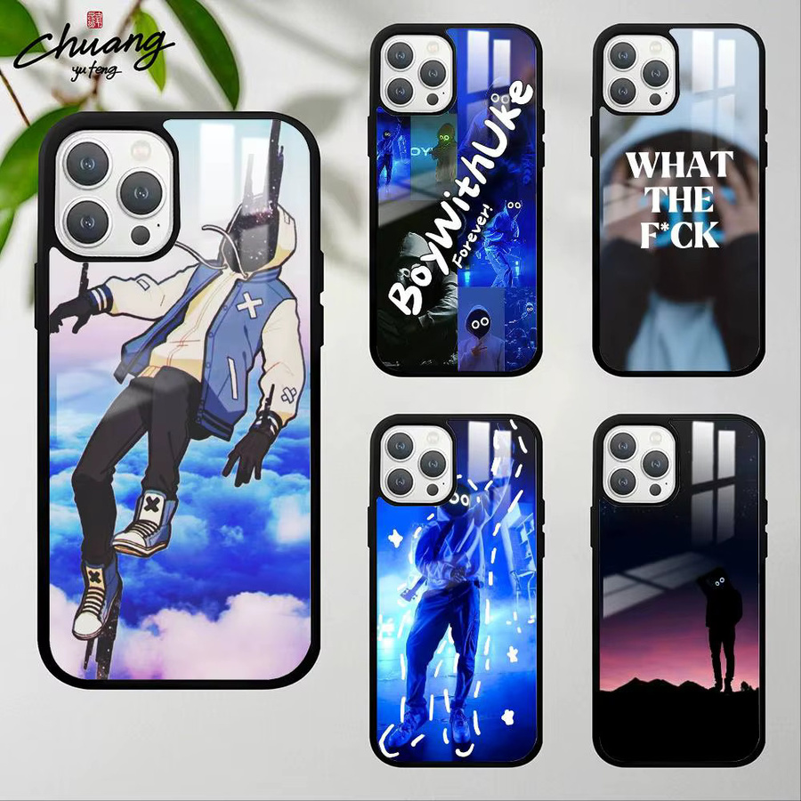 Handyhülle mit B-BoyWithUke Singer Motiv für Apple iPhone 11 12 13 14 15 16 Pro Max Plus in Multicolour mit Glasstruktur - Bild 2