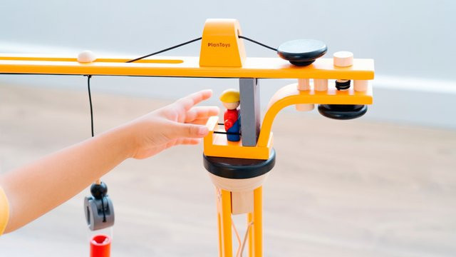 Plantoys Kran-Set, Fahrzeuge, ab 3 Jahren - Bild 1