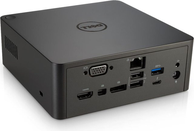 Dell Thunderbolt Dock TB16 Dockingstation in Schwarz mit Thunderbolt, HDMI, DisplayPort und Ethernet/LAN - Bild 1