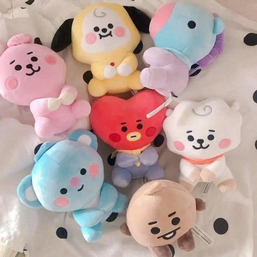 LINE FRIENDS BT21 Plüschtier Rucksack Anime Cartoon - Bild 2
