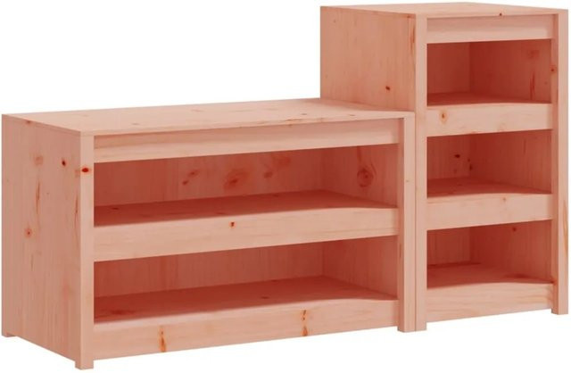 vidaXL Outdoor-Küchenschränke Set aus Massivholz Douglasie, 2 Stück, Braun, Unbehandelt - Bild 1