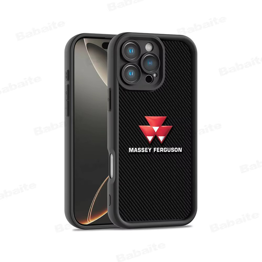 Massey Ferguson Silikonhülle für iPhone 11 bis iPhone 17 Pro Max Plus in Schwarz - Bild 7
