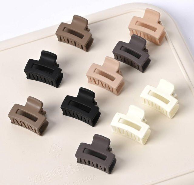 30-teiliges Set Mini-Haarspangen, braun, Retro-Stil - Bild 1