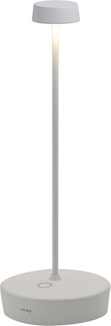 Zafferano Swap Pro LED-Akkuleuchte in Weiß matt aus Aluminium mit dimmbarer CCT-Funktion und IP65 Schutz für Garten und Terrasse - Bild 1
