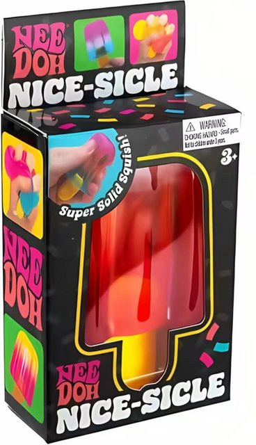 Schylling Nee Doh Nice-Sicle Sensorikwürfel, Weiches Quetsch-Stressabbau-Spielzeug - Bild 1