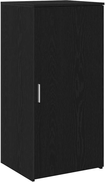 vidaXL Lagerschrank Schwarz aus Holzwerkstoff mit Regalböden, B/T/H: 50 x 45 x 103,5 cm - Bild 1