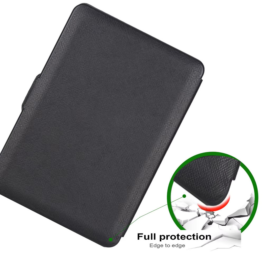 YOUQEEC Smart WP63GW Schutzhülle für Amazon Kindle 2014 (7. Generation), 6 Zoll eBook Slim Flip Book Case mit harter Rückseite - Bild 5