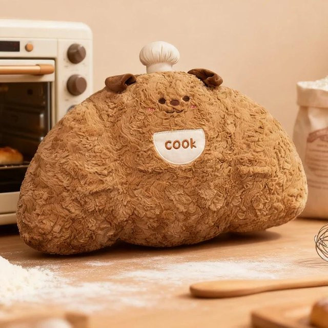 Yiran toy Kreatives Croissant Kätzchen Welpe Plüsch Wurf Kissen, 60cm - Bild 1