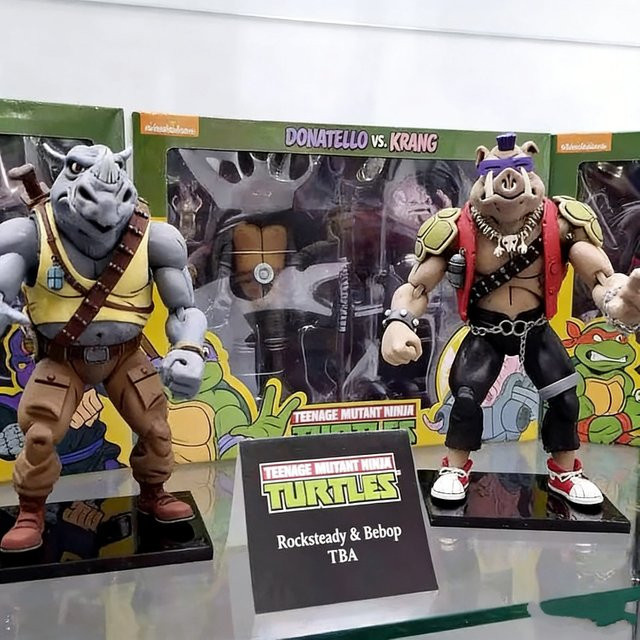 Potdemiel Teenage Mutant Ninja Turtles Rocksteady Bebop, Actionfiguren, 7 Zoll - Bild 1